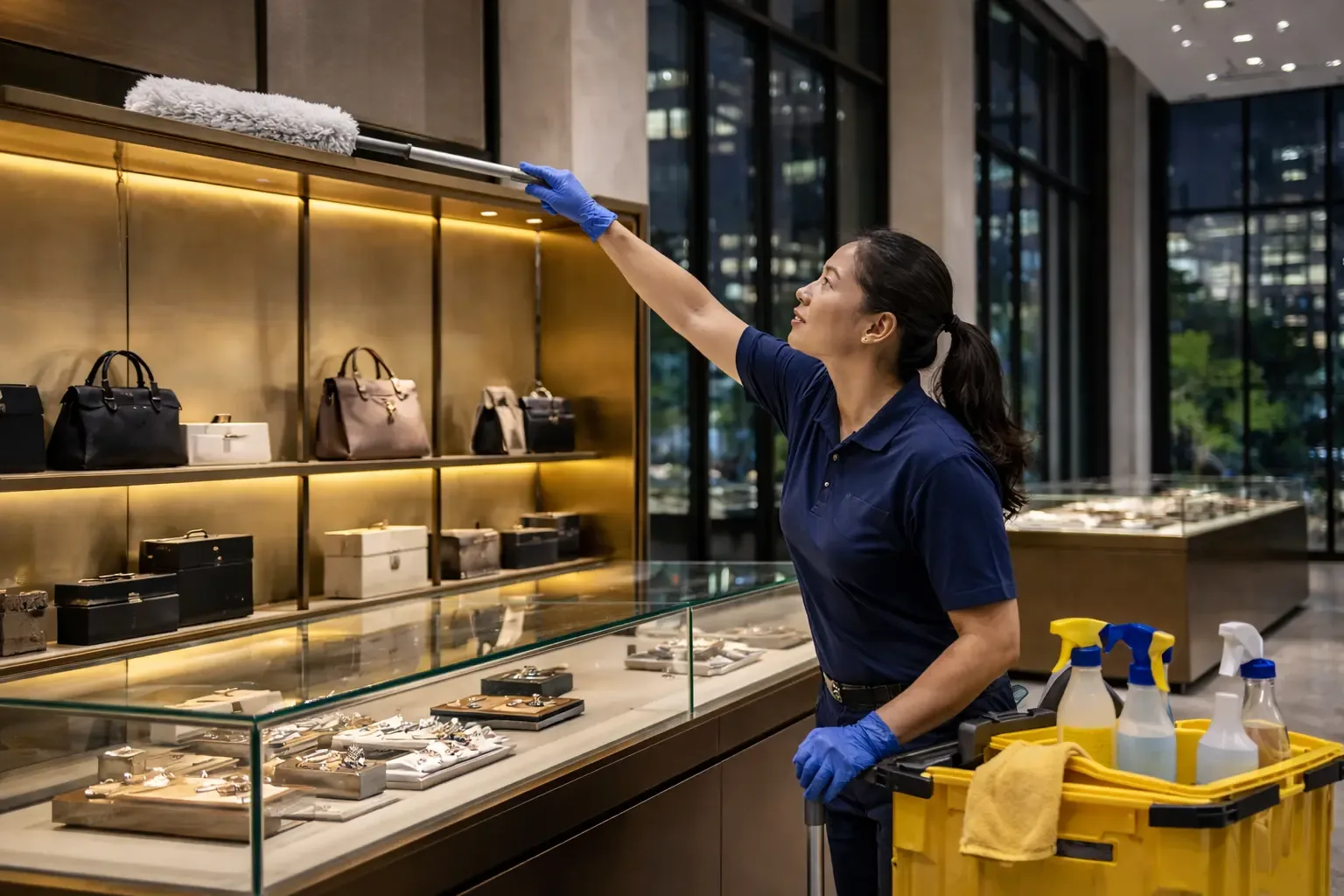 Cleaning services for retail stores KBS