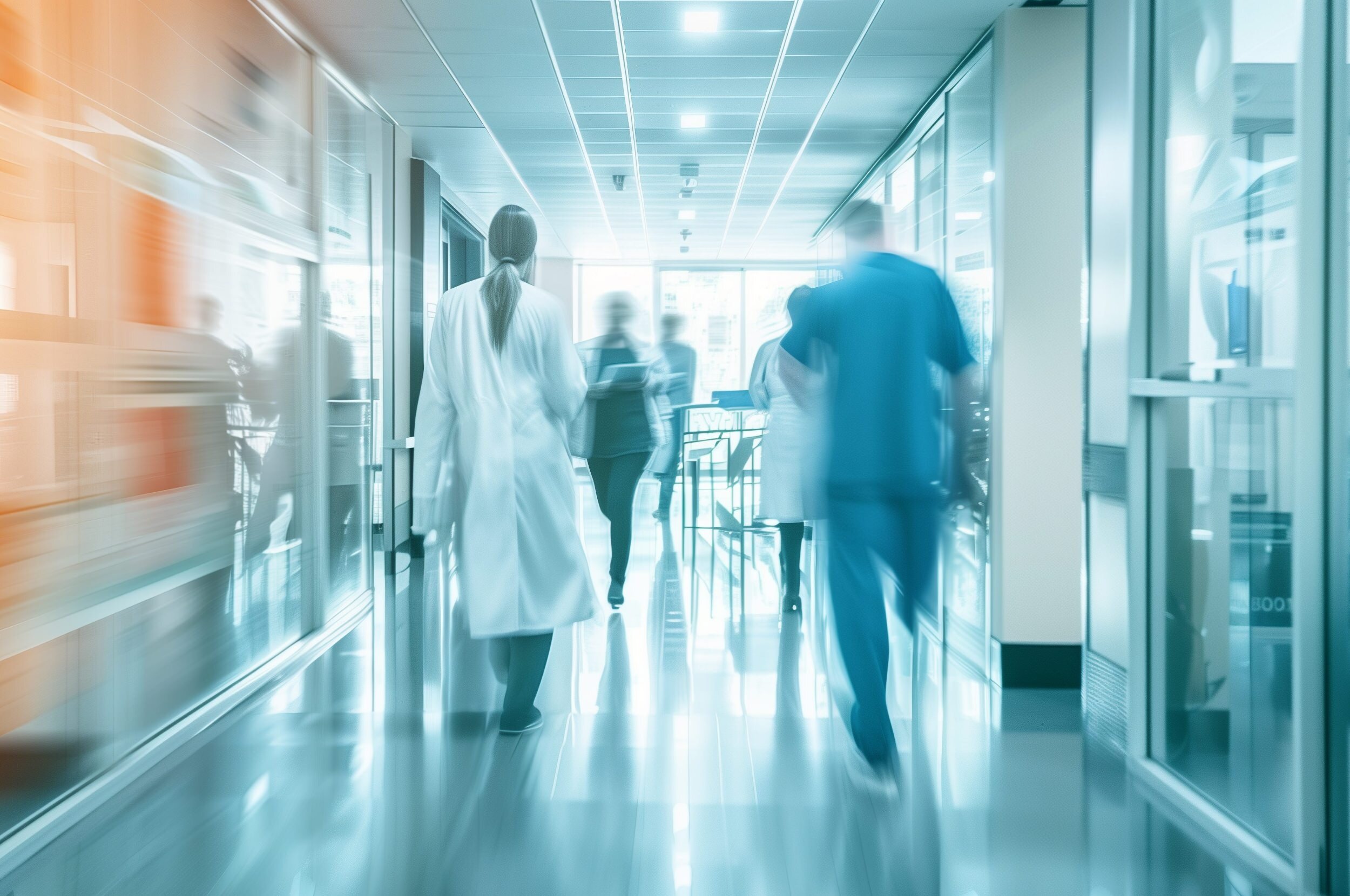 A healthcare office waiting room