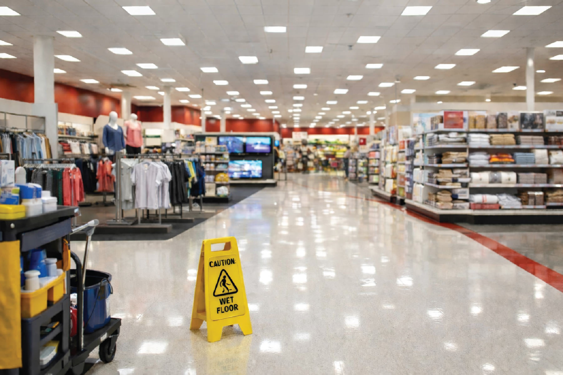 Big box retail facility services