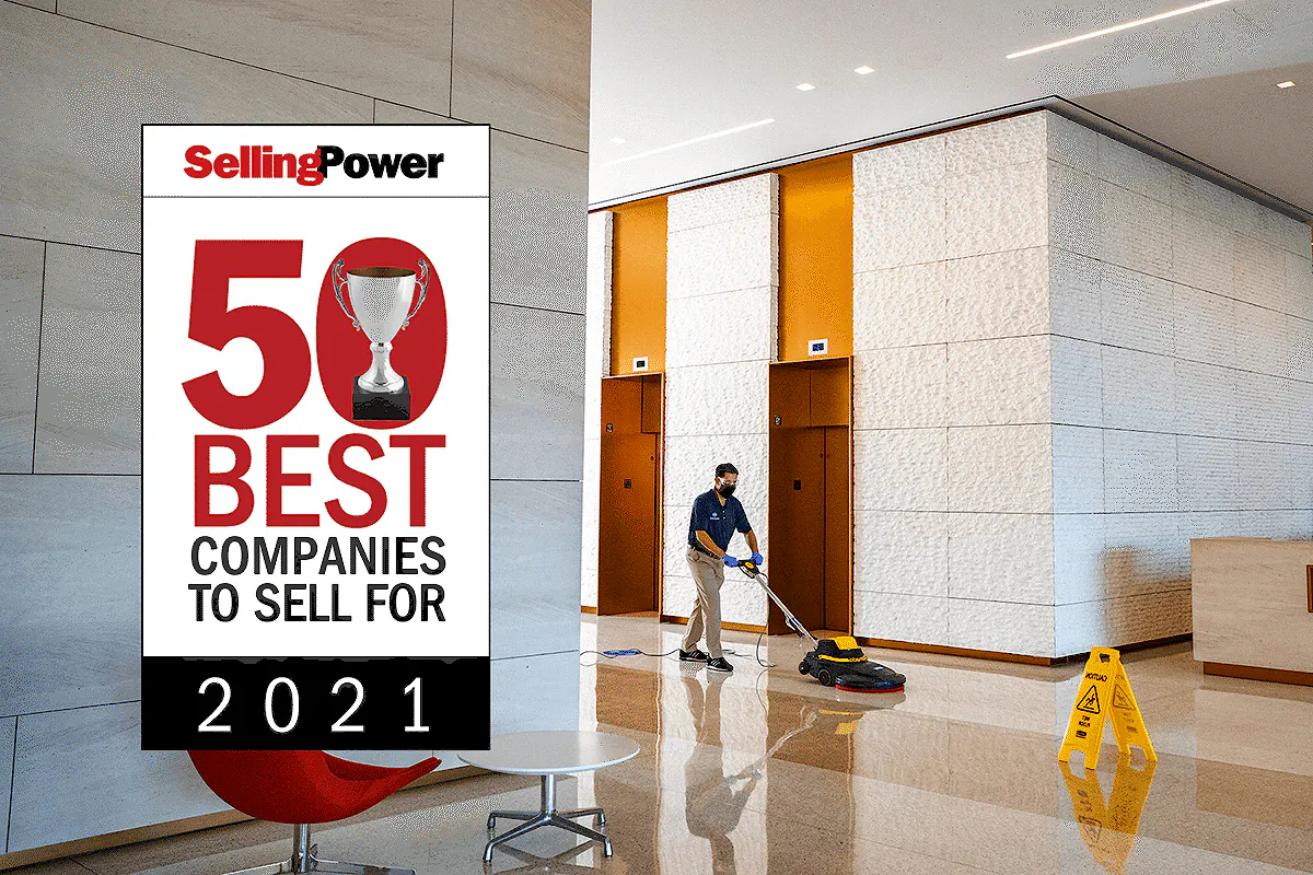 Selling Power 50 Best Companies to Sell for badge